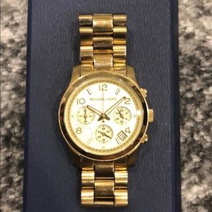 Gold Michael Kors watch